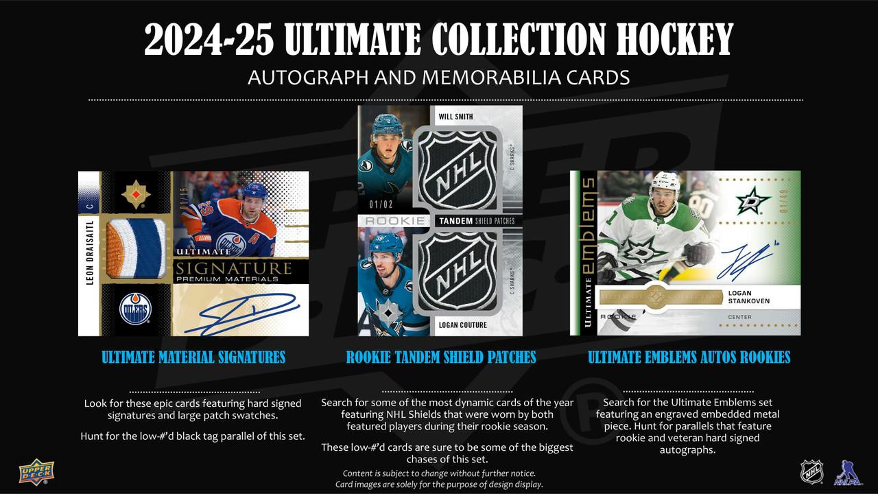 2024/25 Upper Deck Ultimate Collection Hockey Hobby Box