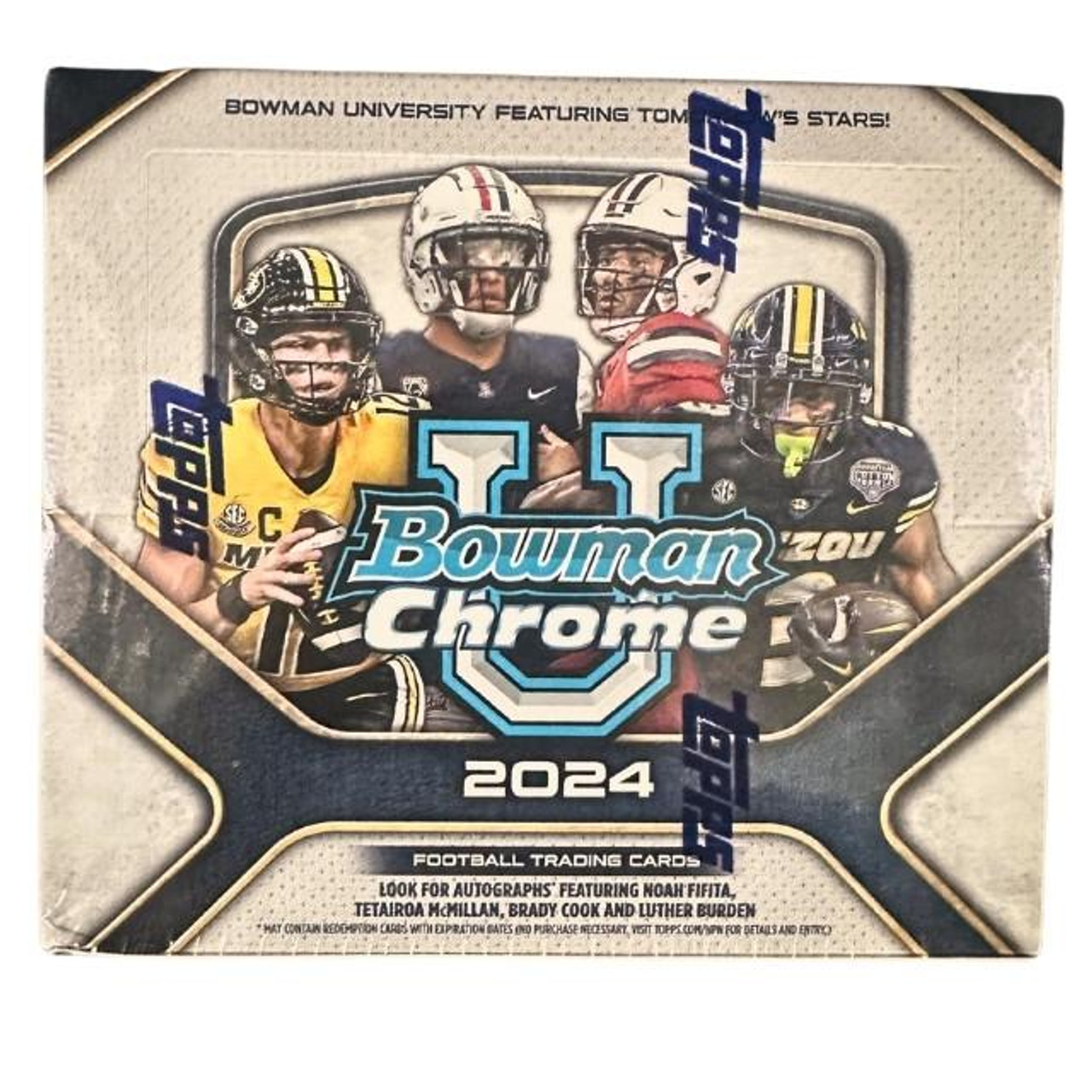 2024 Bowman University Chrome Football Jumbo Box