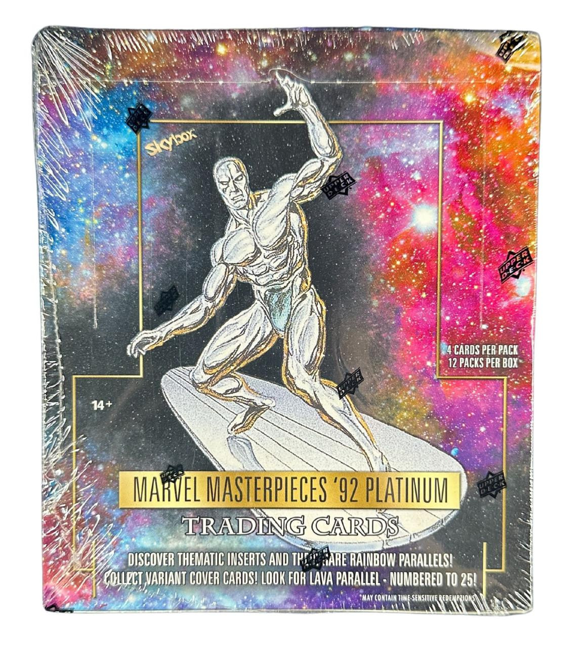 2024 Upper Deck Marvel Masterpieces '92 Platinum Hobby Box