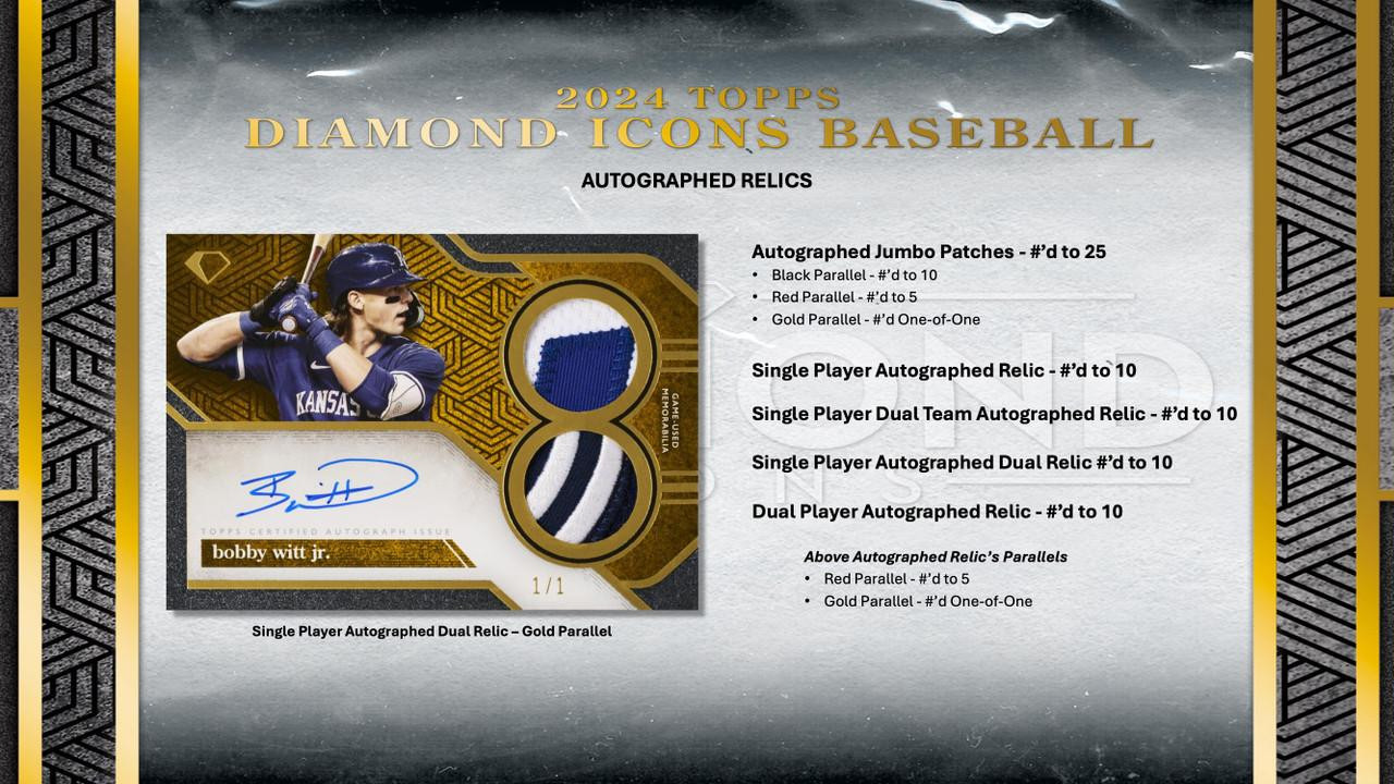 2024 Topps Diamond Icons Baseball Hobby 2 Box Case