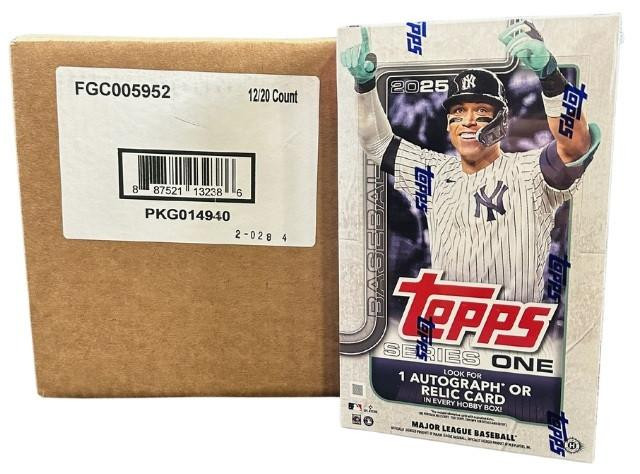 その他 2025 Topps Baseball Series 1 Hobby Box Amazon.com: 2025 Topps Series 1 Baseball HOBBY box (20 pks/bx
