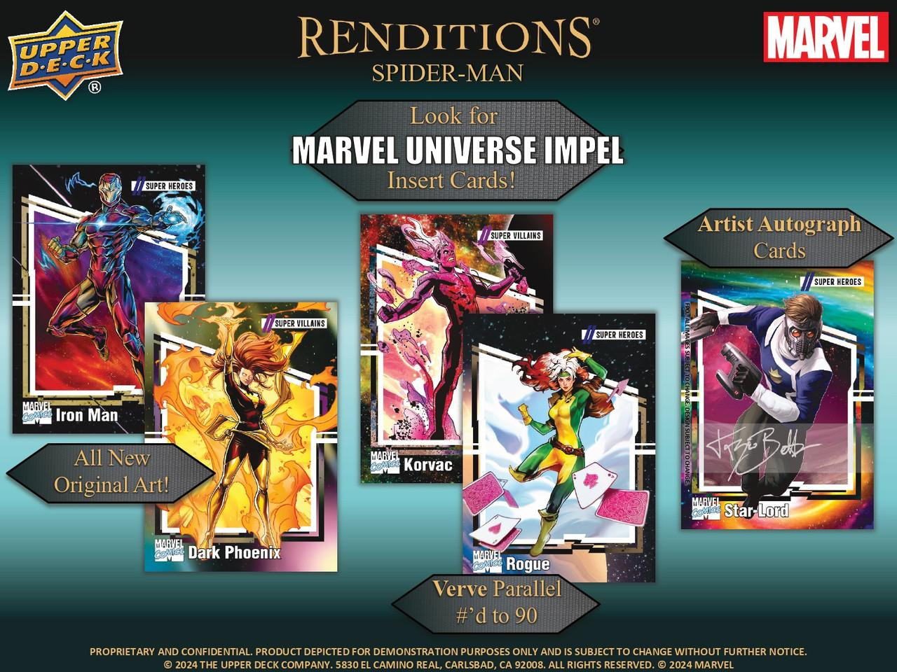 upper deck marvel ヘイリー・アトウェル 直筆サインカード 2024 Upper Deck Marvel Renditions Spider-Man Hobby Box
