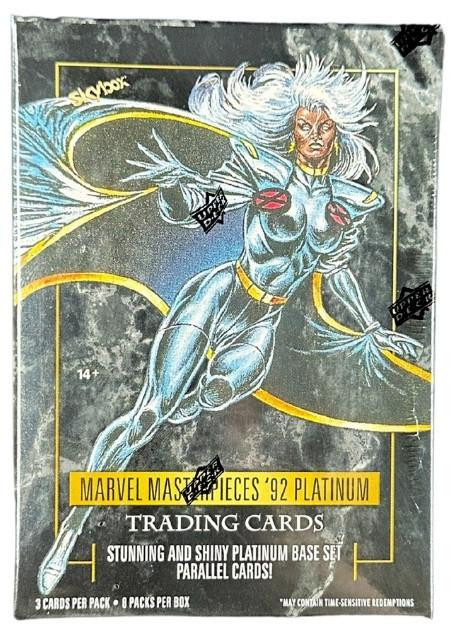 2024 Upper Deck Marvel Masterpieces '92 Platinum Blaster Box 2024 Upper Deck Marvel Masterpieces '92 Platinum Blaster Box