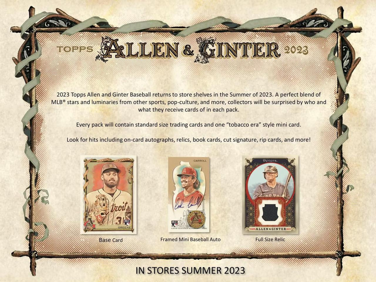 2023 Topps Allen & Ginter Baseball Blaster Box