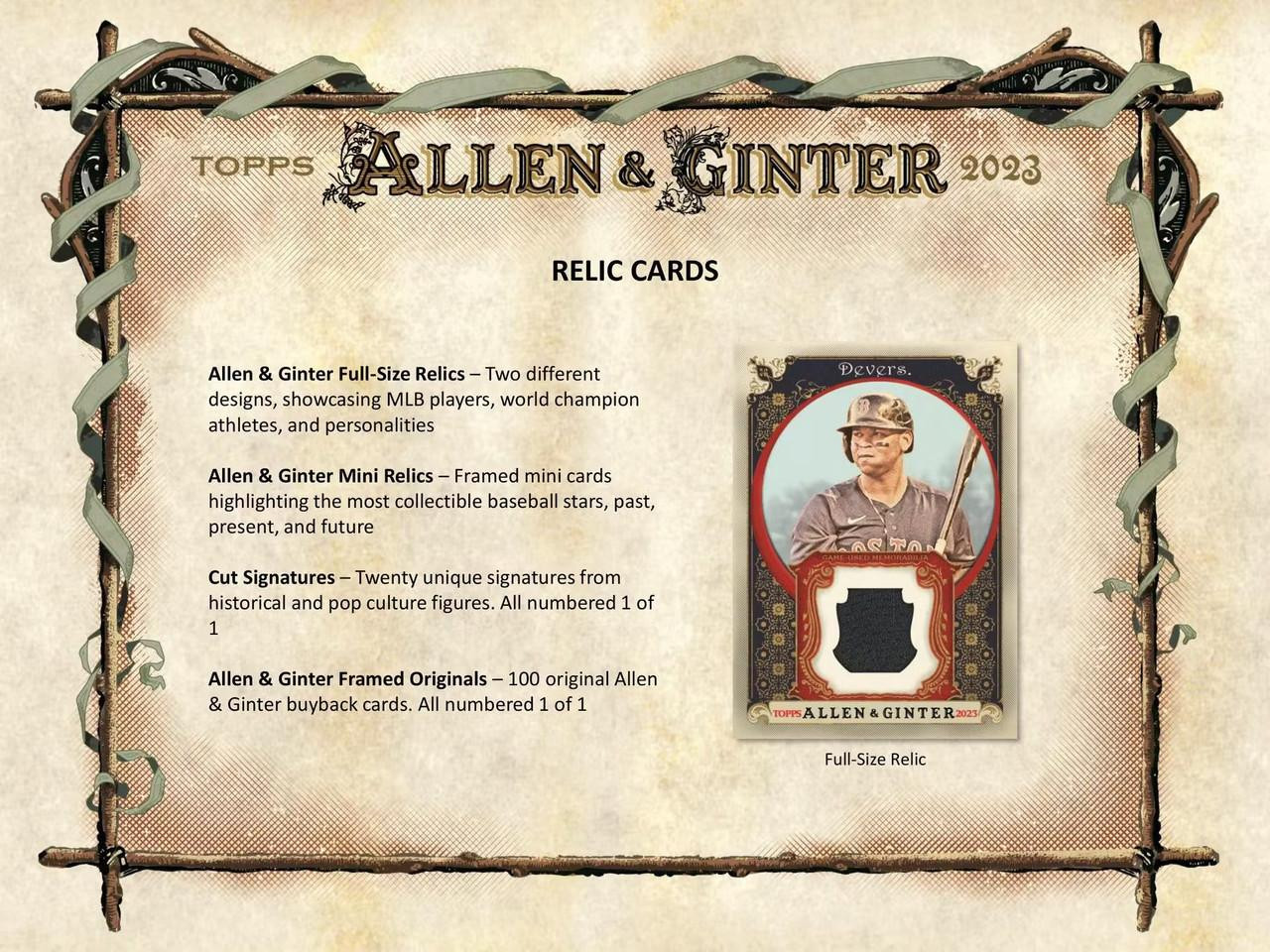 2023 Topps Allen & Ginter Baseball Blaster Box
