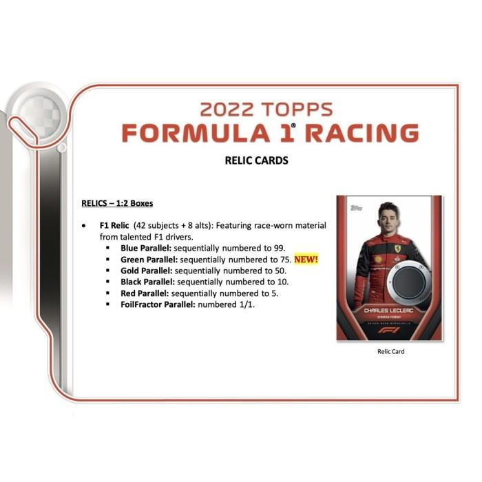 2022 Topps Formula 1 Racing Blaster Box