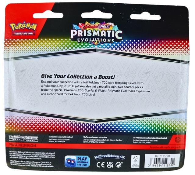 prismatic evolutions booster box uk Pokémon Scarlet & Violet Prismatic Evolutions Booster Bundle main image 1