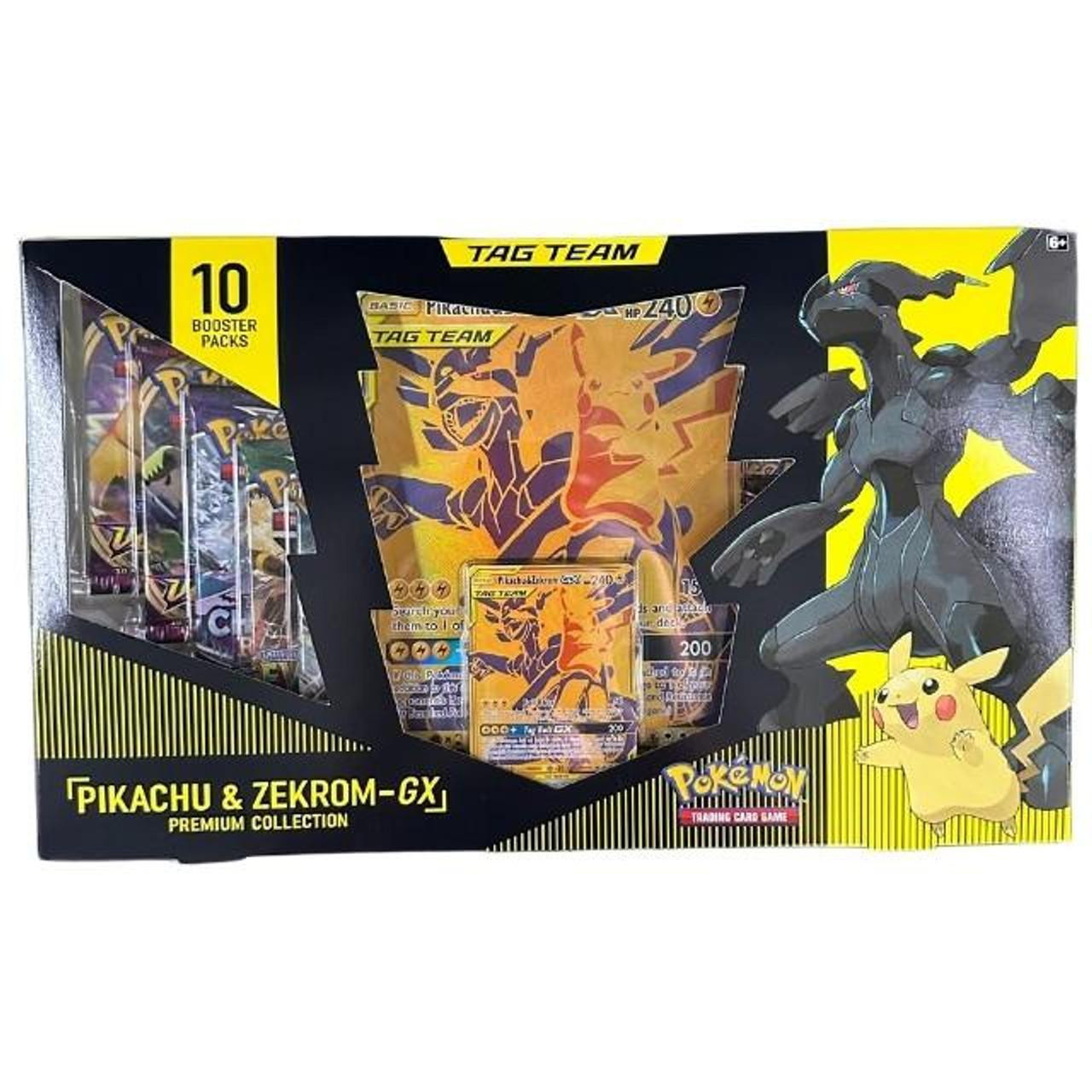 Pokemon Pikachu & Zekrom - GX Premium Collection 6 Box Case