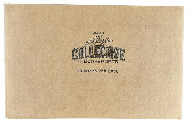 2024 Leaf Collective Multi-Sport Hobby 10 Box Case