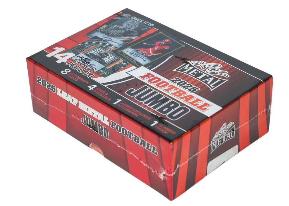 2025 Leaf Metal Football Jumbo Box