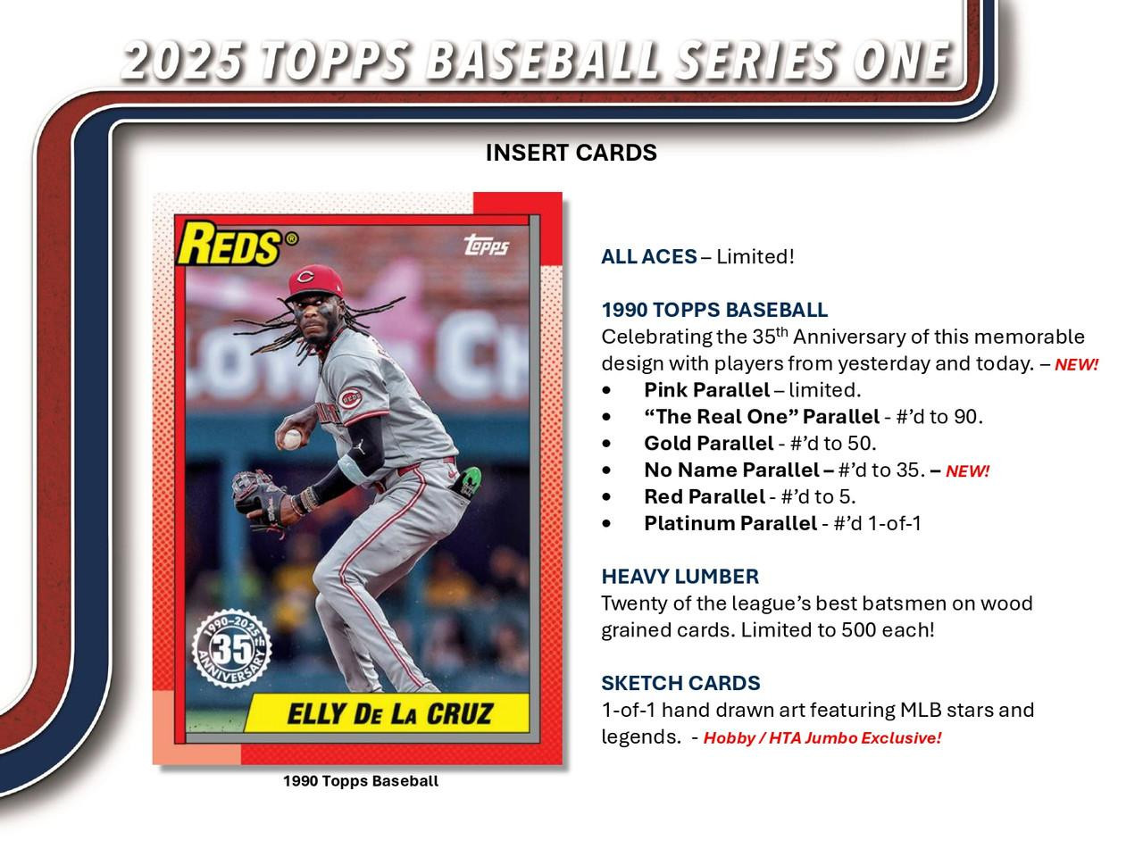 2025 Topps Series 1 Baseball Jumbo 6 Box Case