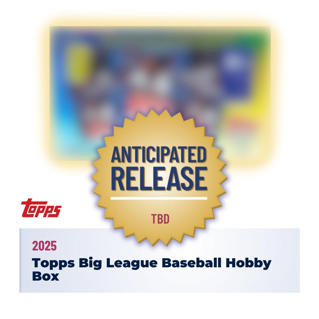 2025 Topps Big League Baseball Hobby Box