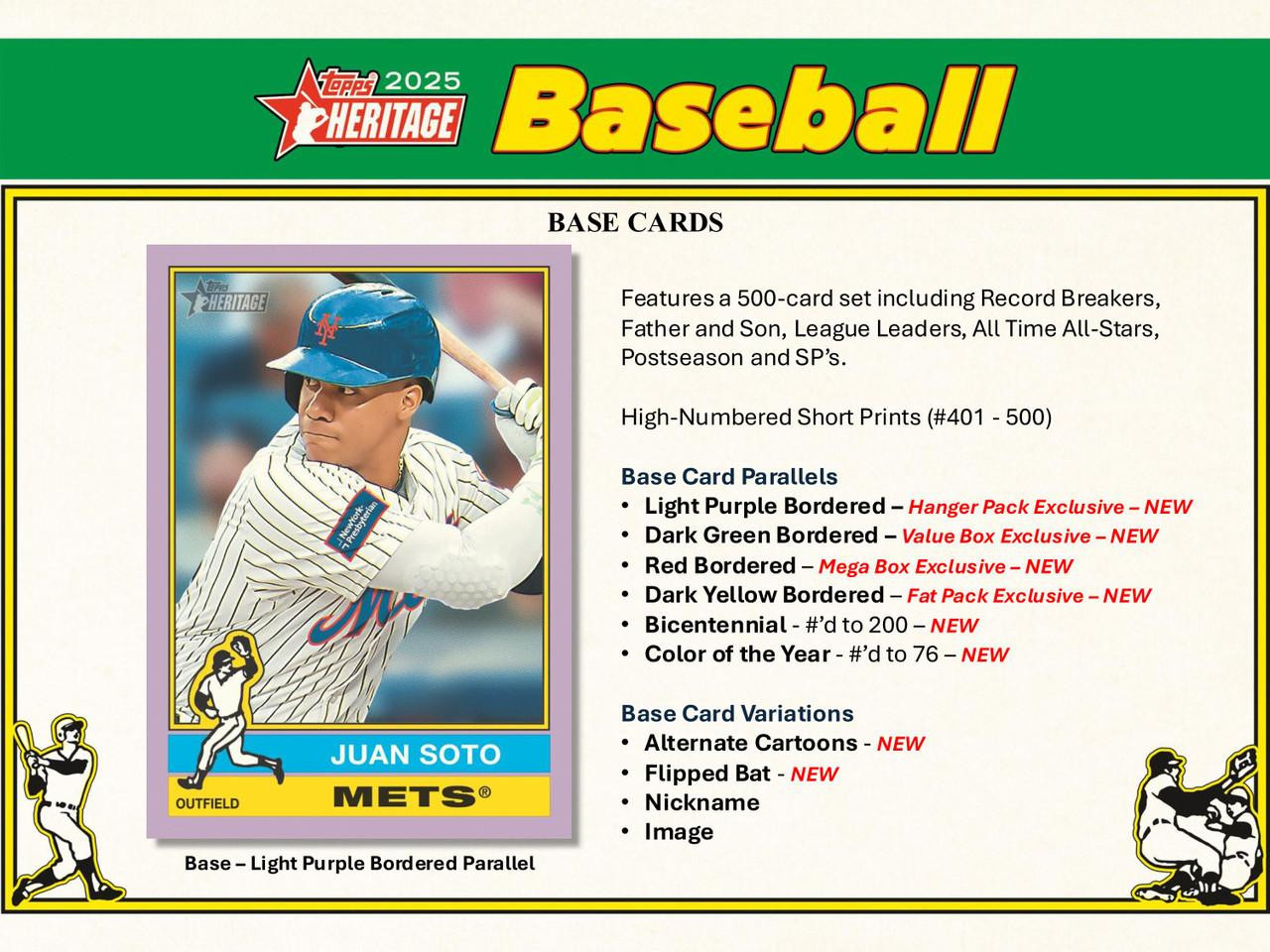 2025 Topps Heritage Baseball Mega SE Box