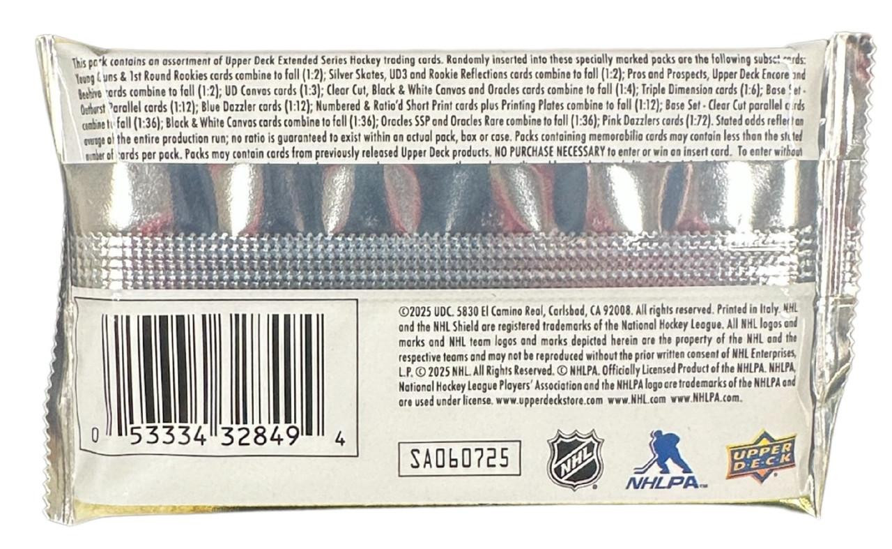 2024-25 Upper Deck Extended Series Hockey Hobby Box – Sealed With Young Guns