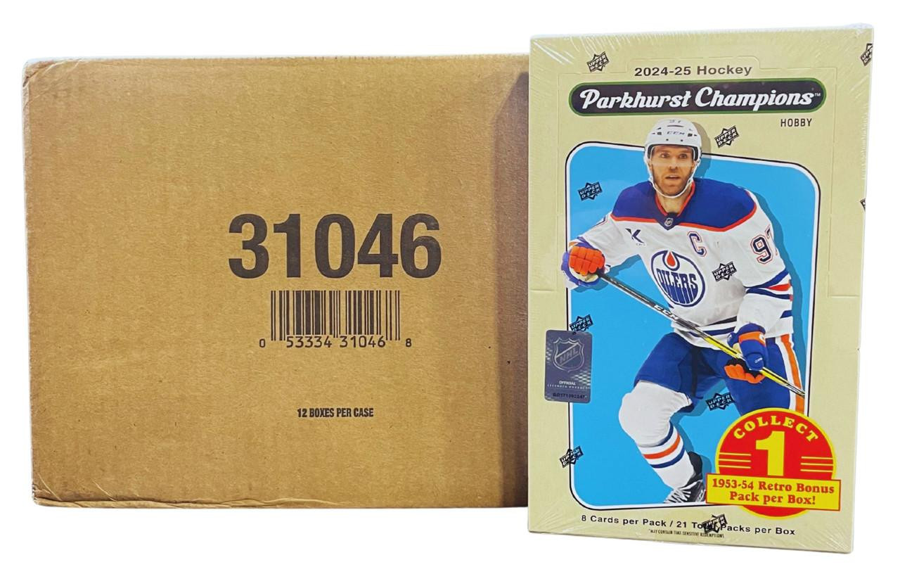 2024/25 Upper Deck Parkhurst Champions Hockey Hobby 12 Box Case