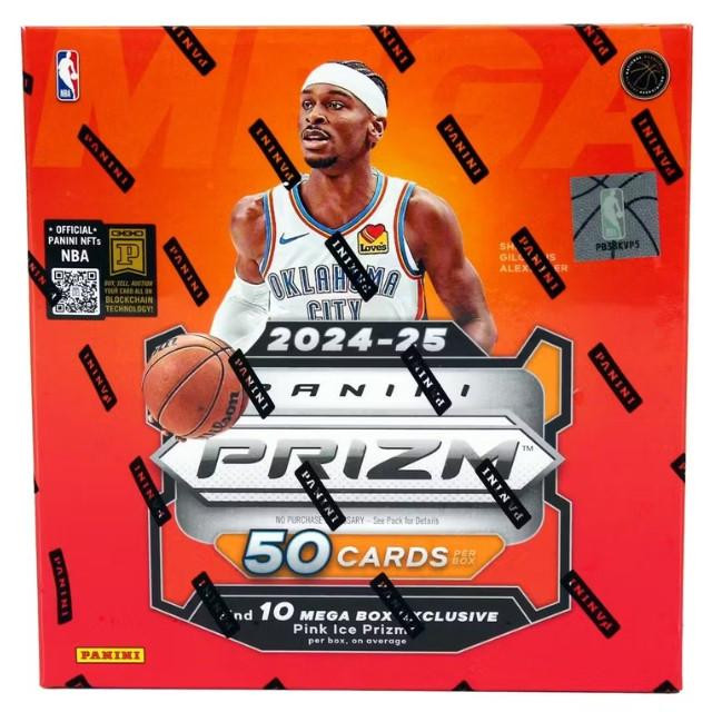 2024/25 Panini Prizm Basketball Mega Box (Pink Ice Prizms)