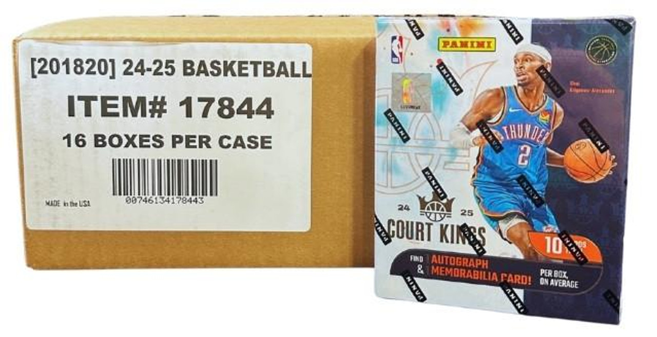 2024/25 Panini Court Kings Basketball Hobby 16 Box Case