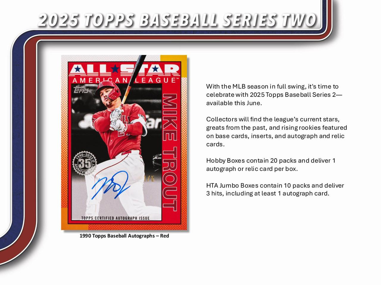 2025 Topps Series 2 Baseball Hobby 12 Box Case