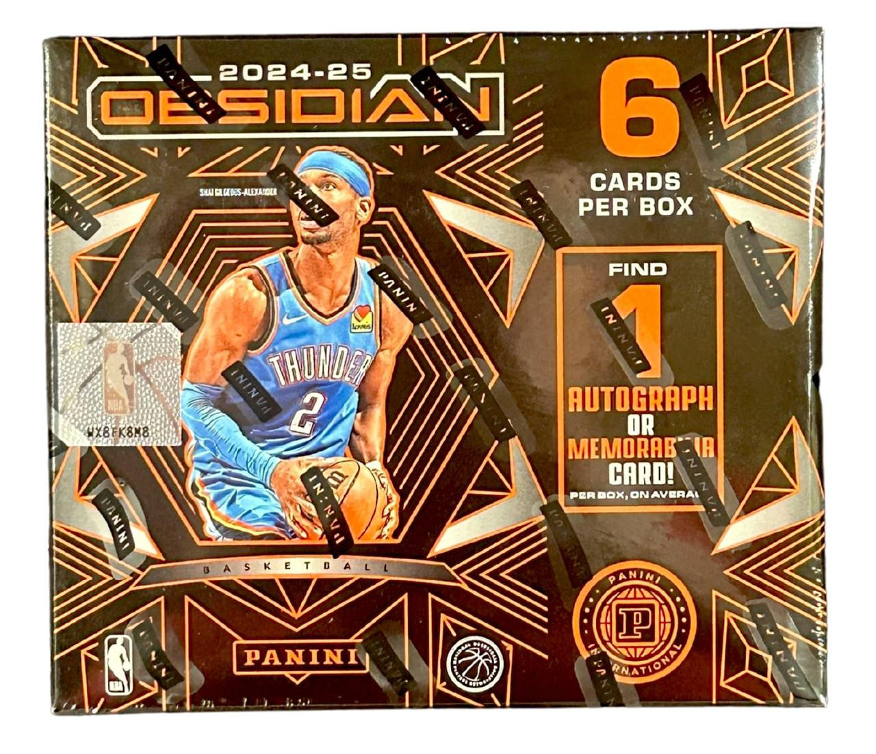 2024/25 Panini Obsidian Basketball Hobby International Box