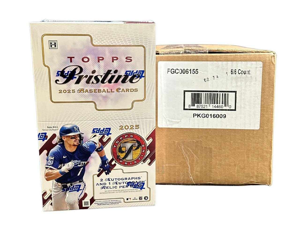 2025 Topps Pristine Baseball Hobby 6 Box Case