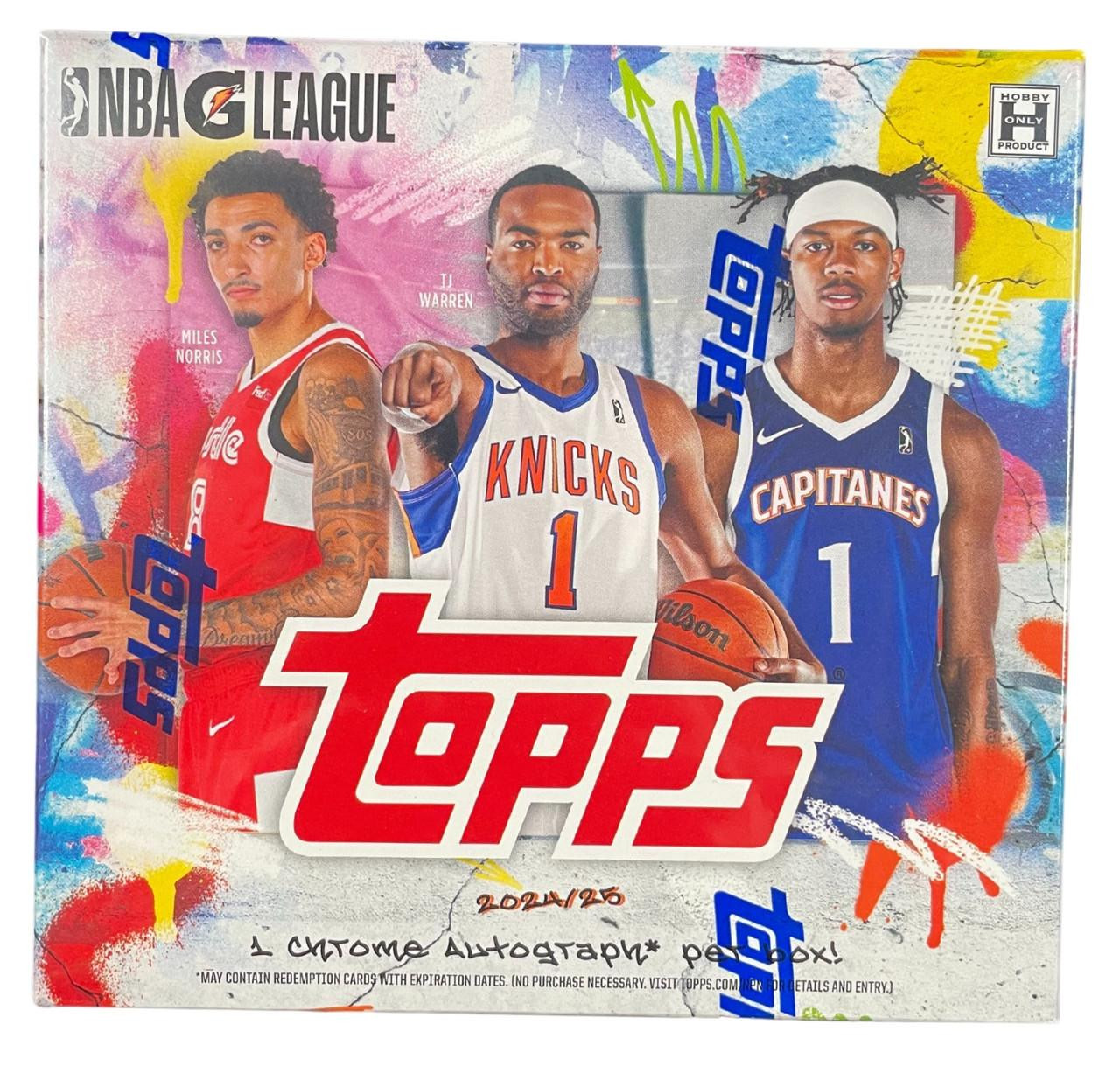 オフィシャルファンクラブ選手カードセット(２９点) 2024/25 Topps G League Basketball Hobby Box