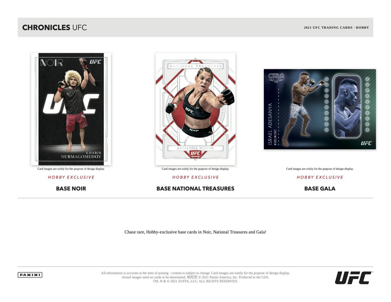 2021 Panini Chronicles UFC Hobby Box