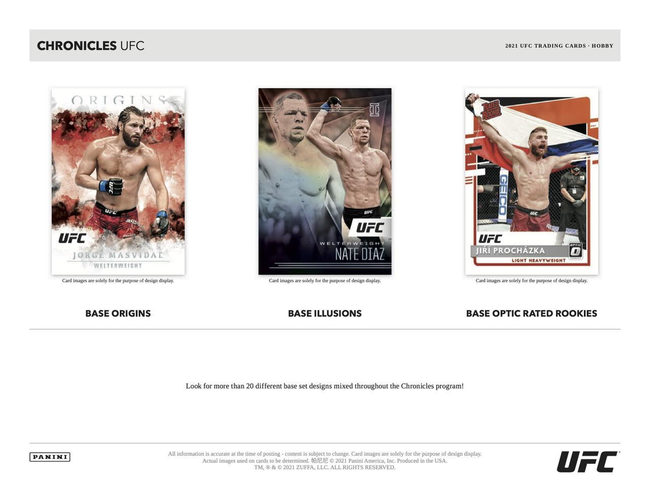 その他 4 UFC Chronicles Hobby 2021 panini 4 UFC Chronicles Hobby 2021 panini