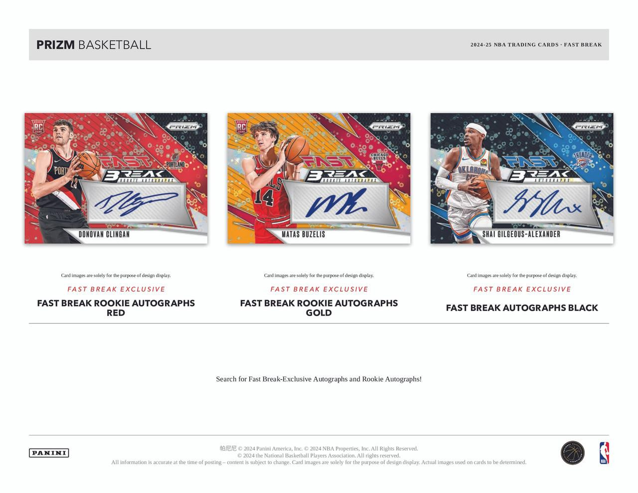 2024/25 Panini Prizm Basketball Fast Break Pack