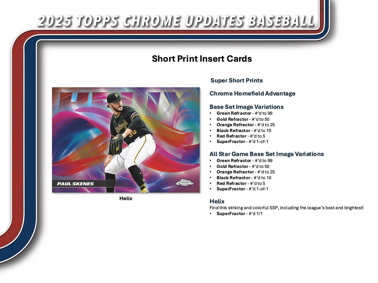 2025 Topps Chrome Update Series Baseball Mega Box