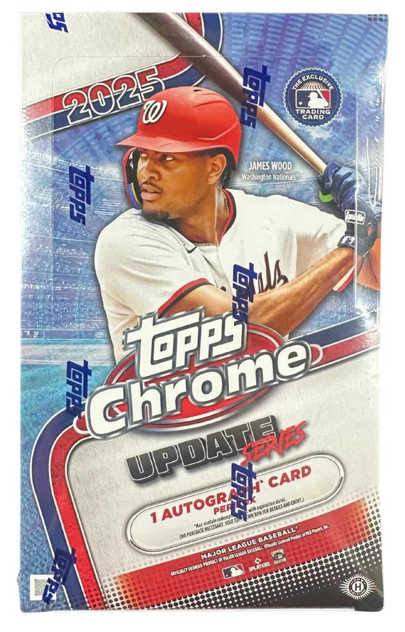 2025 Topps Chrome Update Series Baseball Hobby Box