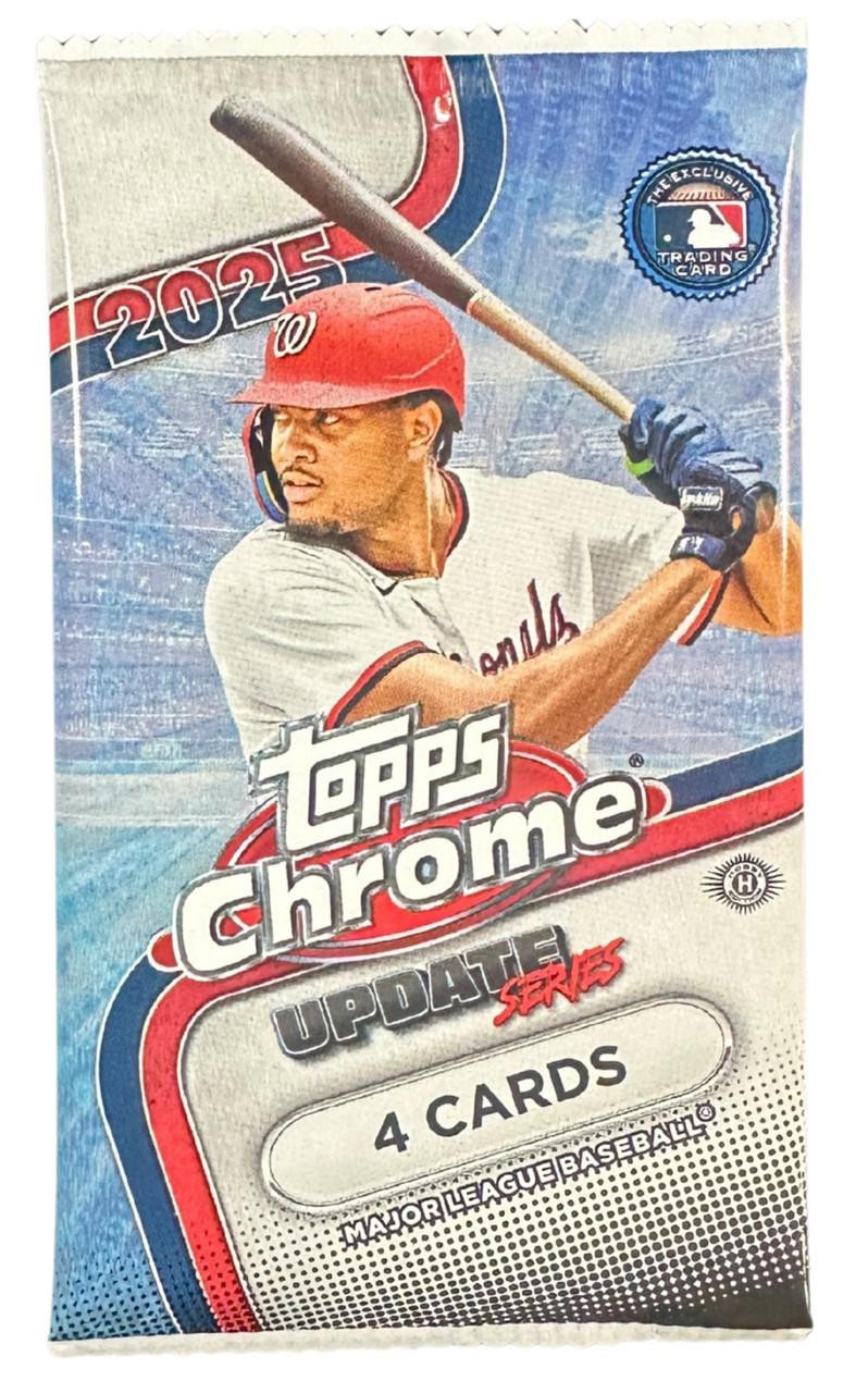 2025 Topps Chrome Update Series Baseball Hobby Pack
