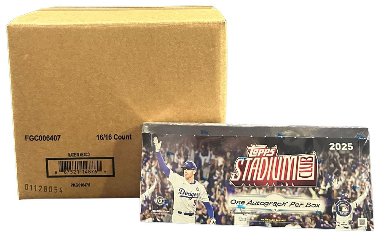 2025 Topps Stadium Club Baseball Hobby 16 Box Case