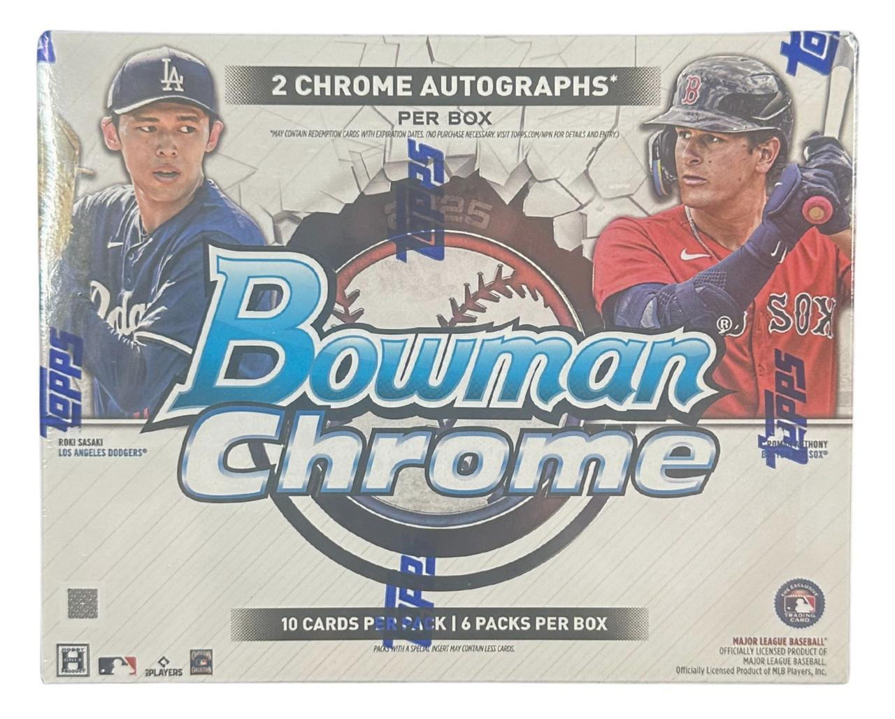 2025 Bowman Chrome Baseball Hobby Box