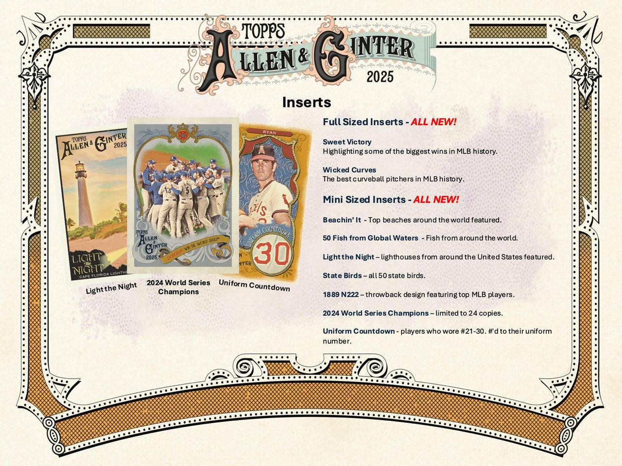 2025 Topps Allen & Ginter Baseball Hobby 12 Box Case