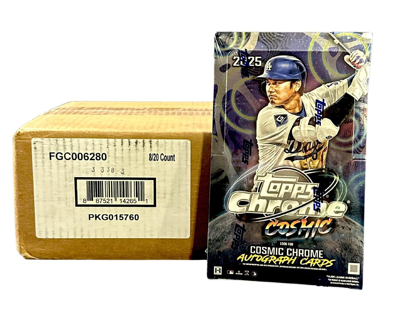 2025 Topps Cosmic Chrome Baseball Hobby 8 Box Case