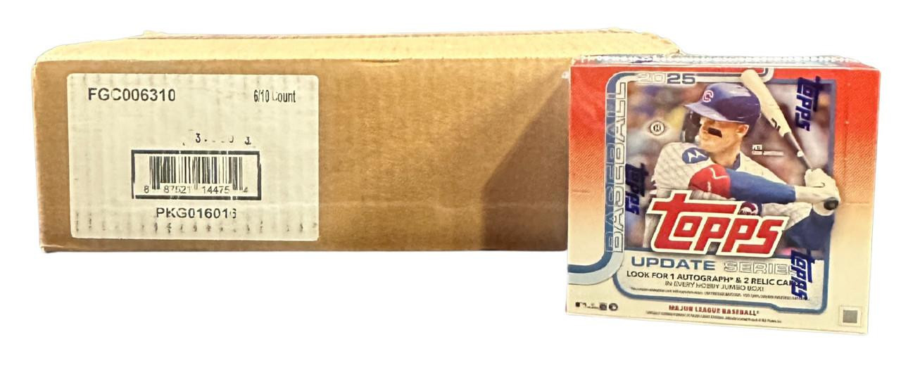 2025 Topps Update Series Baseball Jumbo 6 Box Case