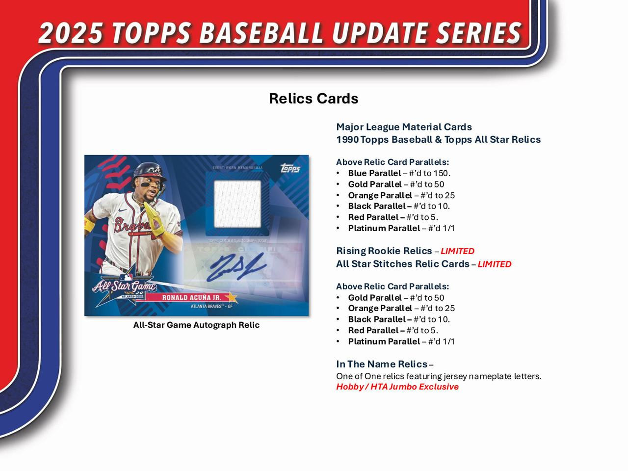 2025 Topps Update Series Baseball Jumbo Box