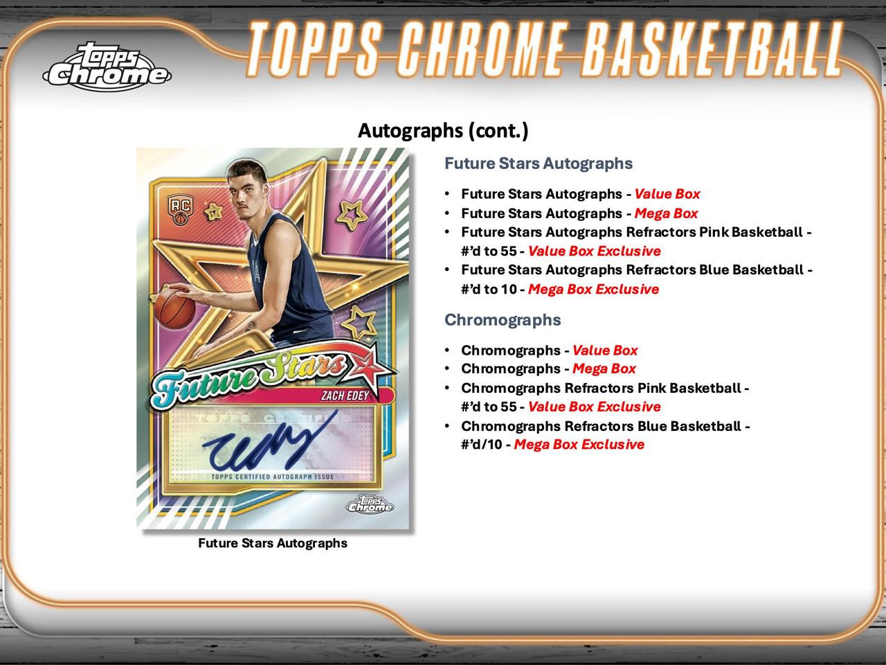 2024/25 Topps Chrome Basketball Blaster Box