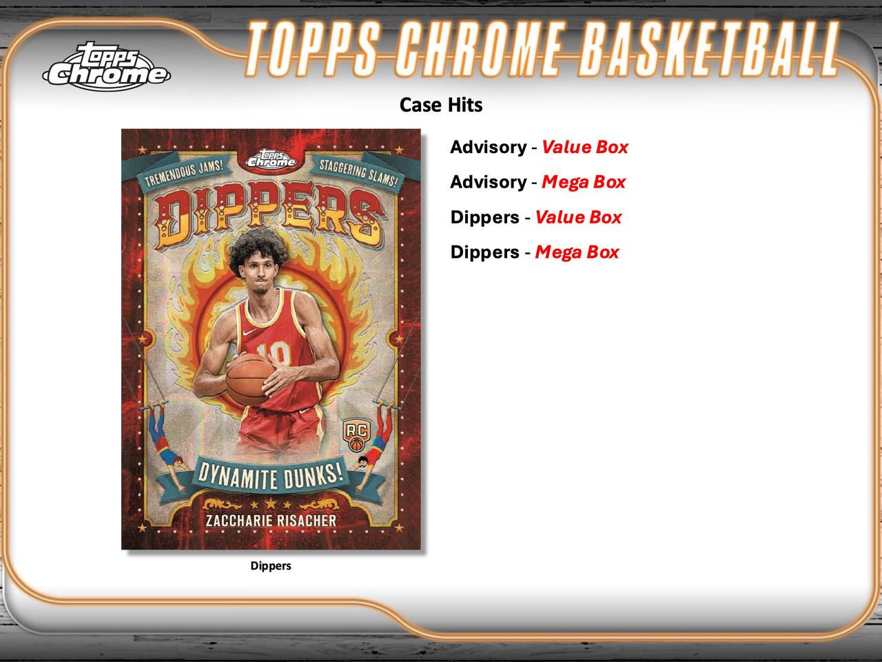 2024/25 Topps Chrome Basketball Blaster Box