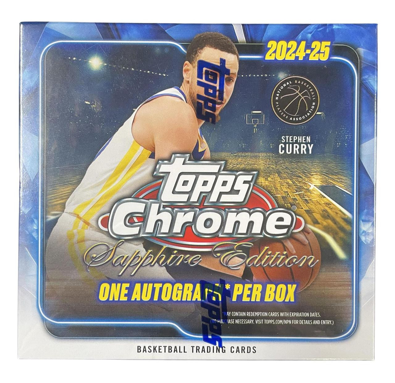 2024/25 Topps Chrome Basketball Sapphire Edition Box 2024/25 Topps Chrome Basketball Sapphire Edition Box