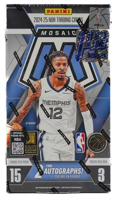2024/25 Panini Mosaic Basketball 1st Off The Line Hobby Box