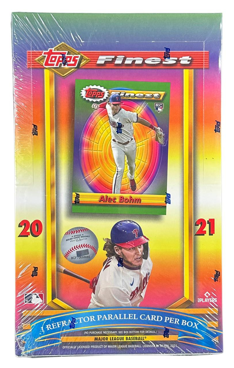 2021 Topps Finest Flashback Baseball Hobby Box