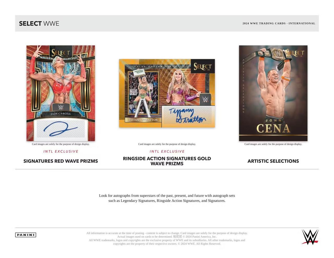 2024 Panini Select WWE International Hobby Pack