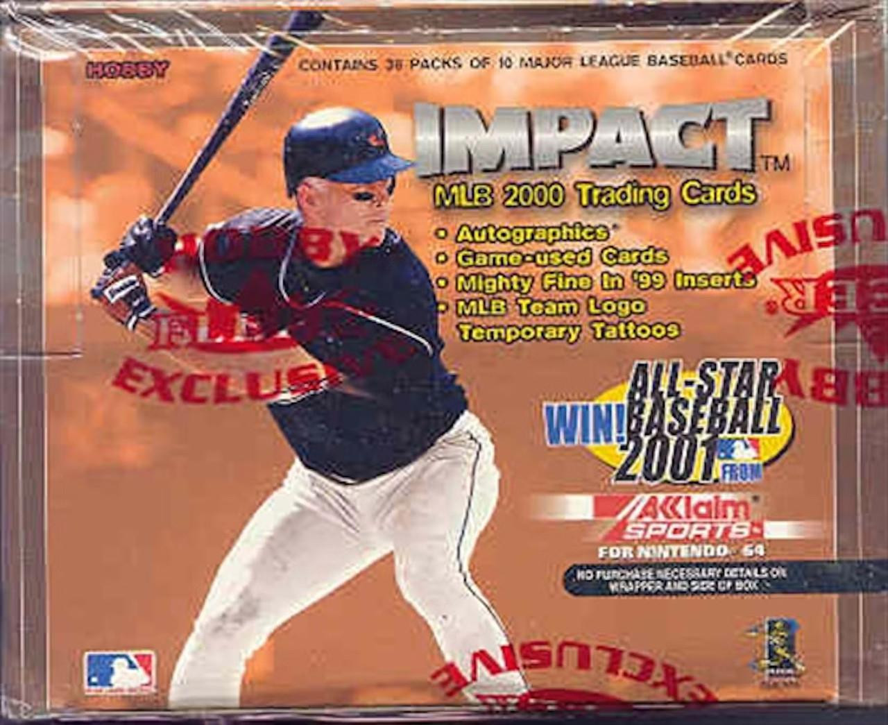 2000 Fleer Skybox Impact Baseball Hobby Box