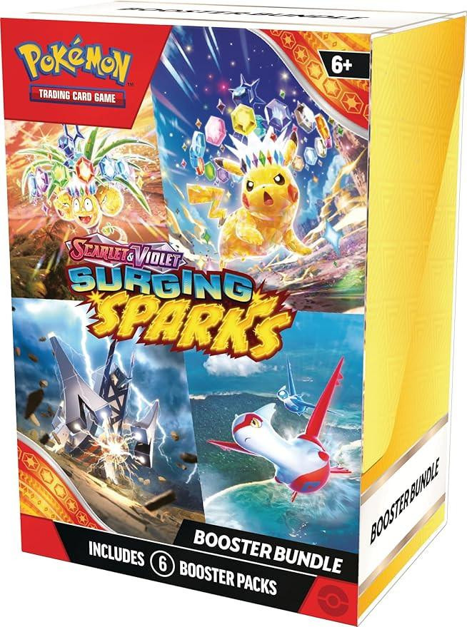 surging sparks booster box pikachu SV Pokmon with 5 random cards in each pack Pokemon Surging Sparks Booster Box