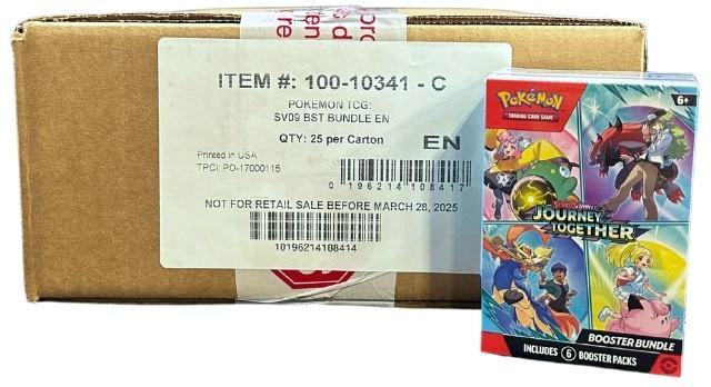 Pokemon Scarlet & Violet Journey Together Booster Bundle 25 Box Case