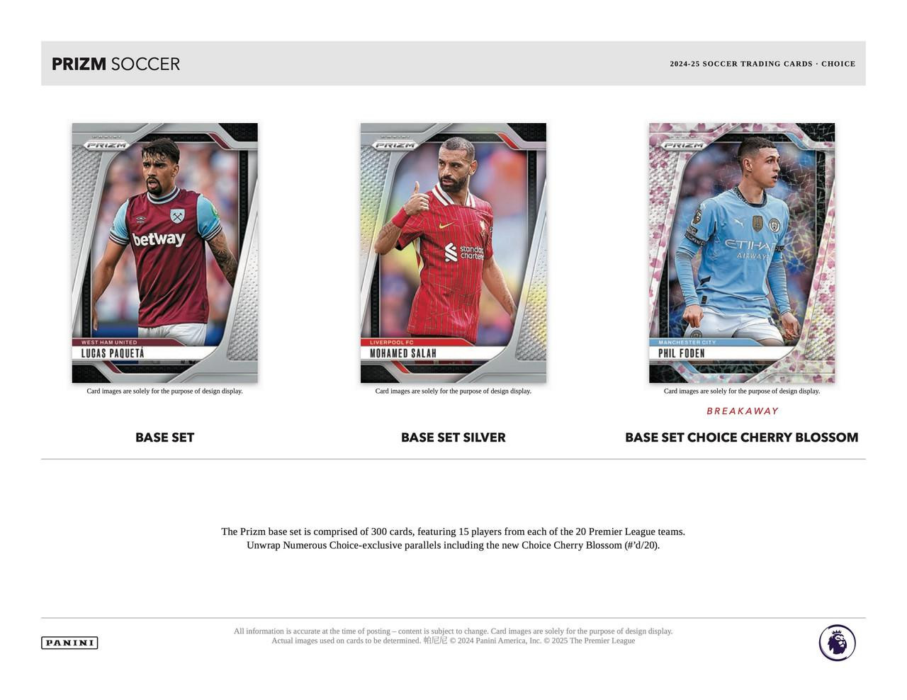 2024/25 Panini Prizm English Premier League Choice Soccer Hobby 20