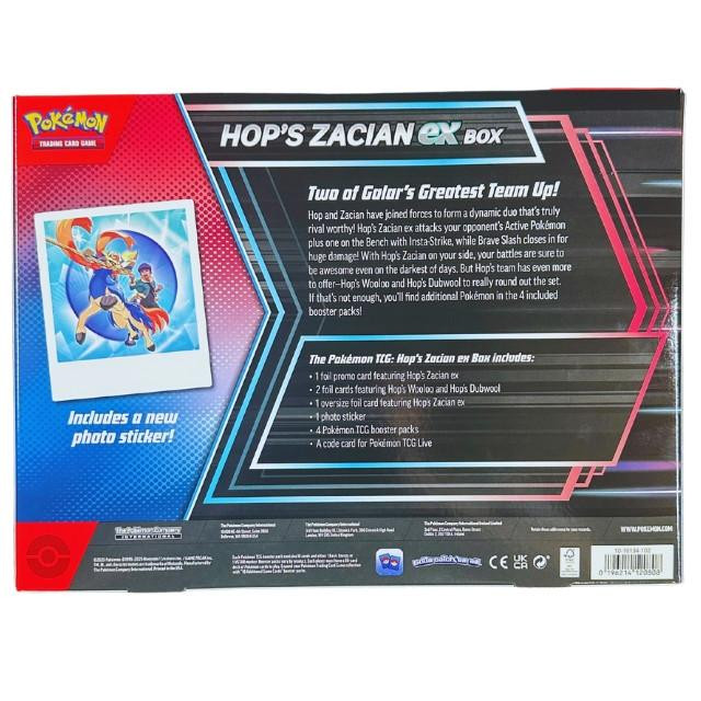 Pokemon Hop's Zacian Ex Box