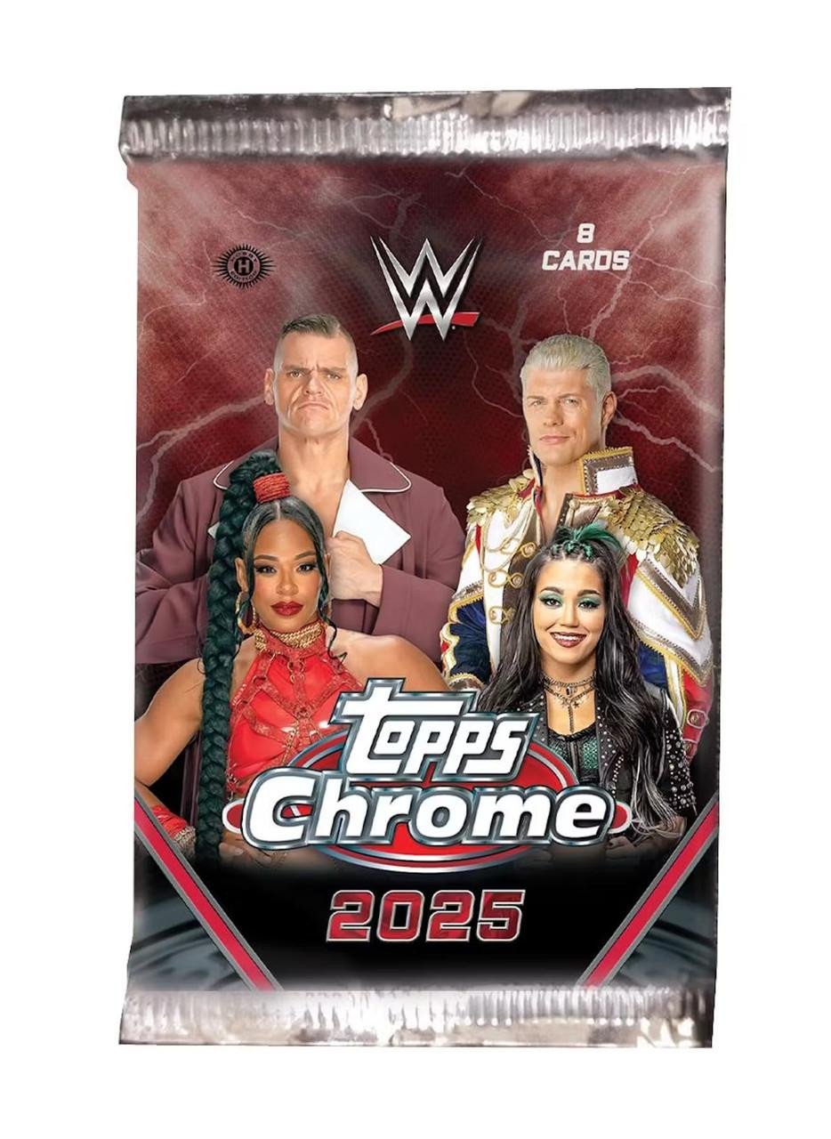 2025 Topps WWE Chrome Hobby Pack