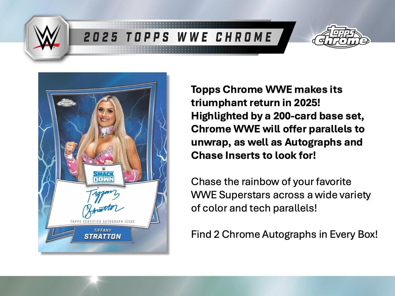 2025 Topps WWE Chrome Hobby Pack